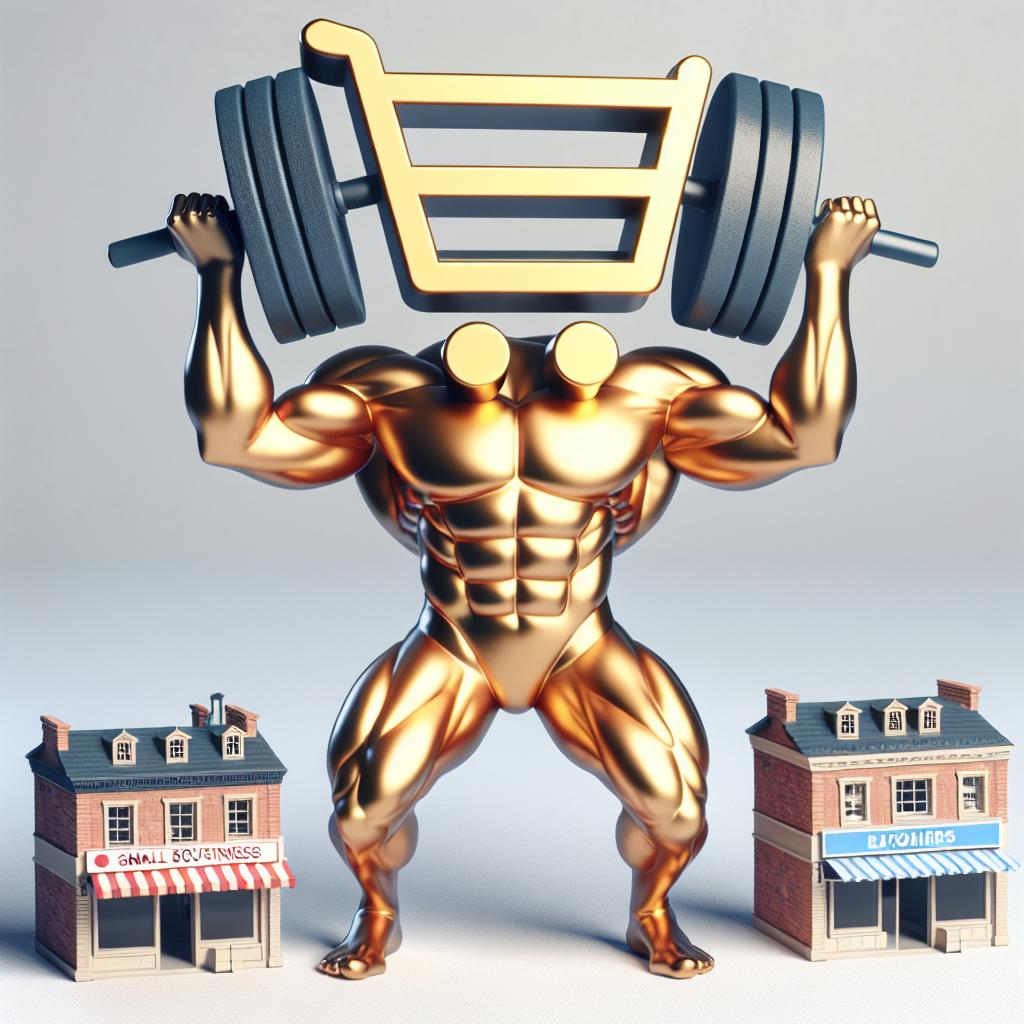 Amazon logo lifting local businesses