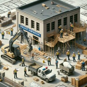 Police Substation Construction Progress