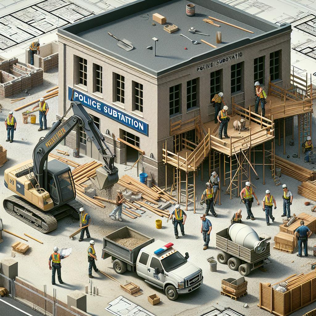 Police Substation Construction Progress