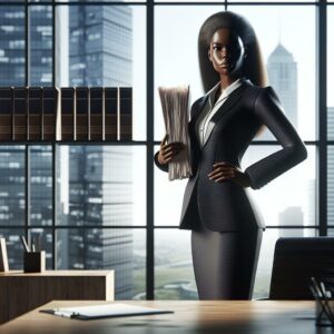 Woman filing workplace discrimination lawsuit