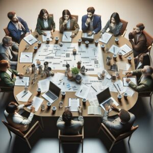 Debate strategy planning image.