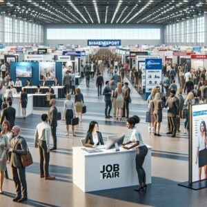 "Registering at Shreveport Job Fair"