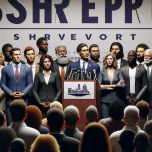 Shreveport leaders at press conference