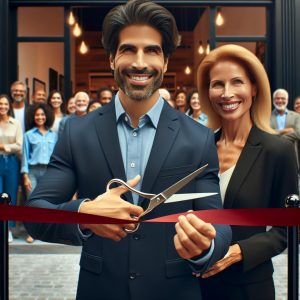 Ribbon Cutting at New Businesses