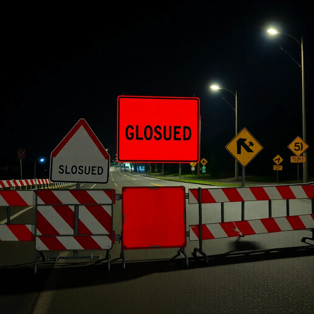 Bossier City Roadwork: I-20 Rehabilitation Project Causes Nightly Lane Closures