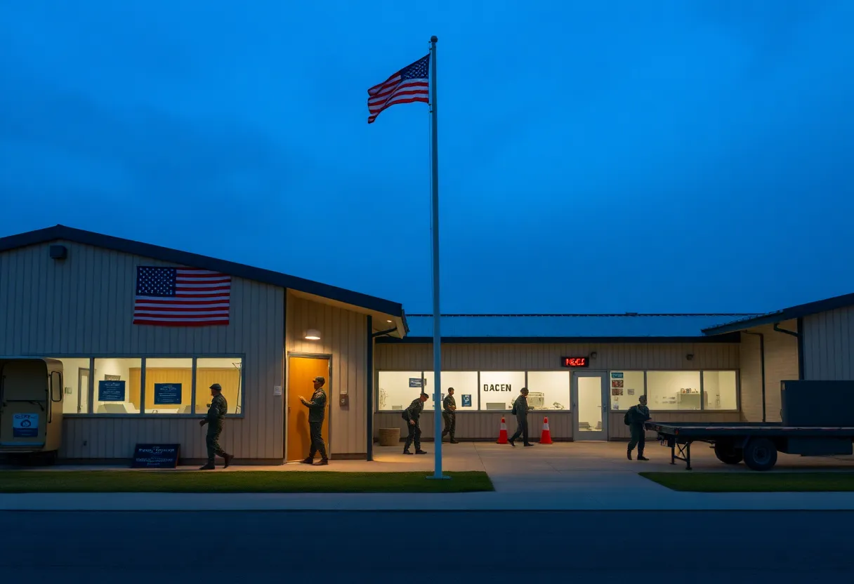 Military training facilities at Navy Reserve Center in Shreveport