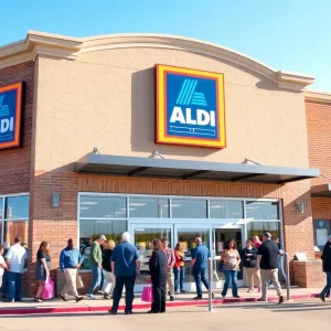 Exterior view of the new ALDI store in Bossier City