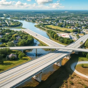 Conceptual design of the Red River Expressway in Shreveport, Louisiana