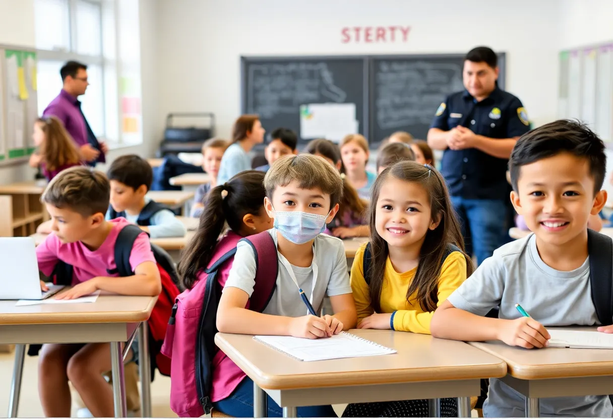 A welcoming school environment focused on safety and support for students and teachers.