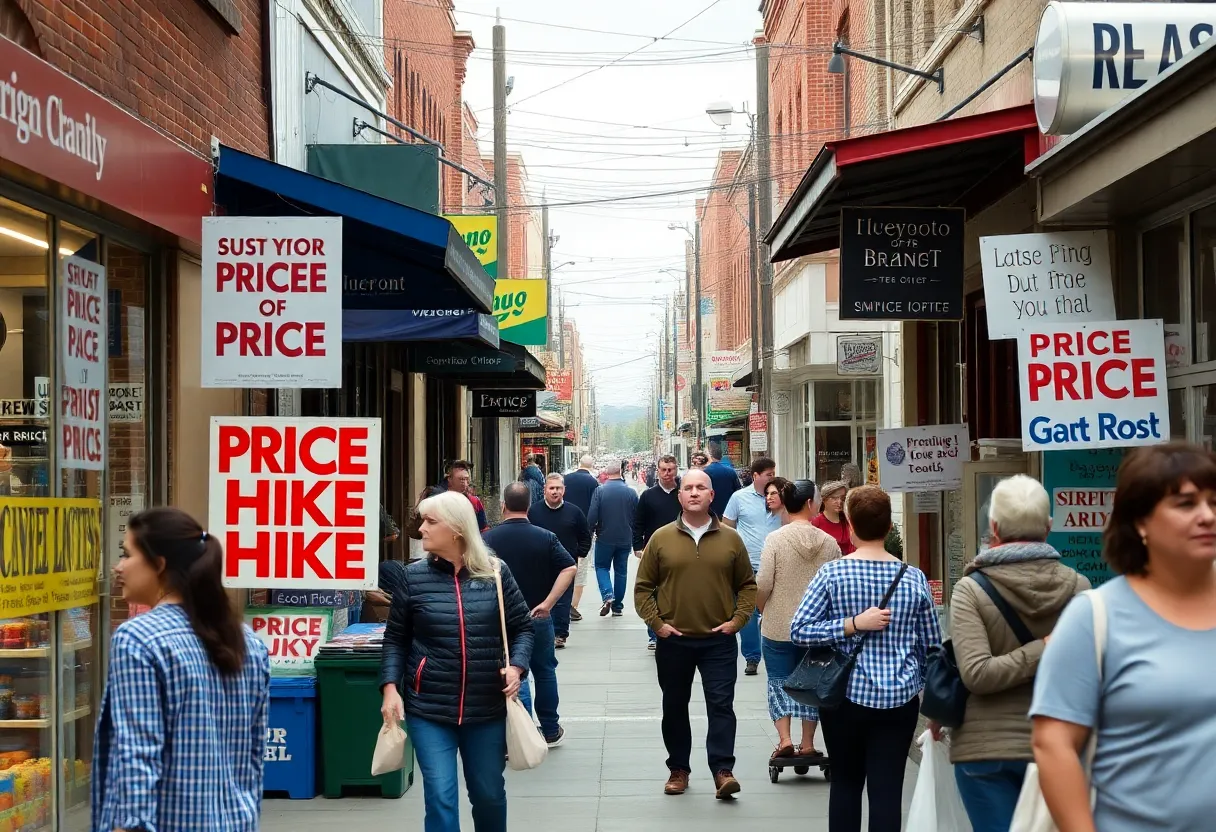 Local businesses in Shreveport affected by rising prices.