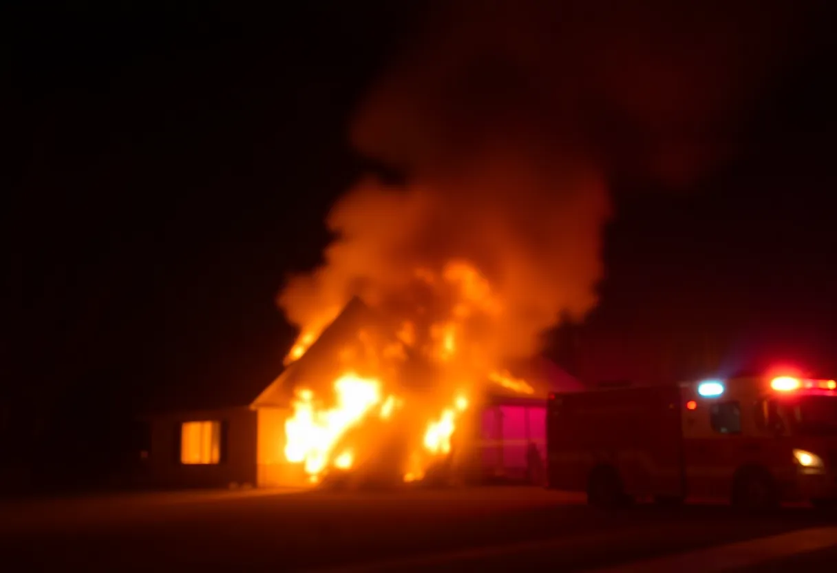 Firefighters responding to house fire in Shreveport