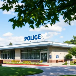 Artist's rendering of the new Shreveport police substation at Cedar Grove Park