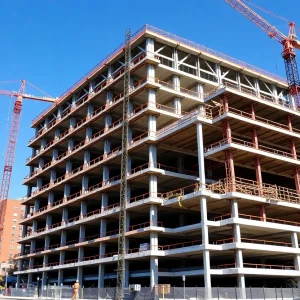 Construction of the Shreveport State Office Building