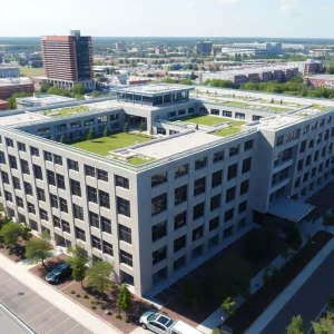 Visual design of the Northwest Louisiana State Office Building project in Shreveport