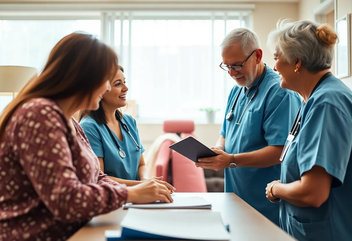 Community healthcare professionals honoring a surgeon's legacy