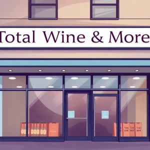 Exterior view of the new Total Wine & More store in Shreveport