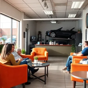 Cozy and inviting auto service office in Shreveport