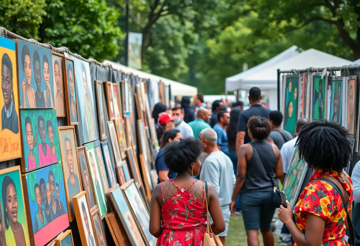 Art showcase at the art•ish event in Shreveport