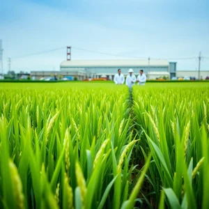 Scientists collaborating on rice research at LSU AgCenter