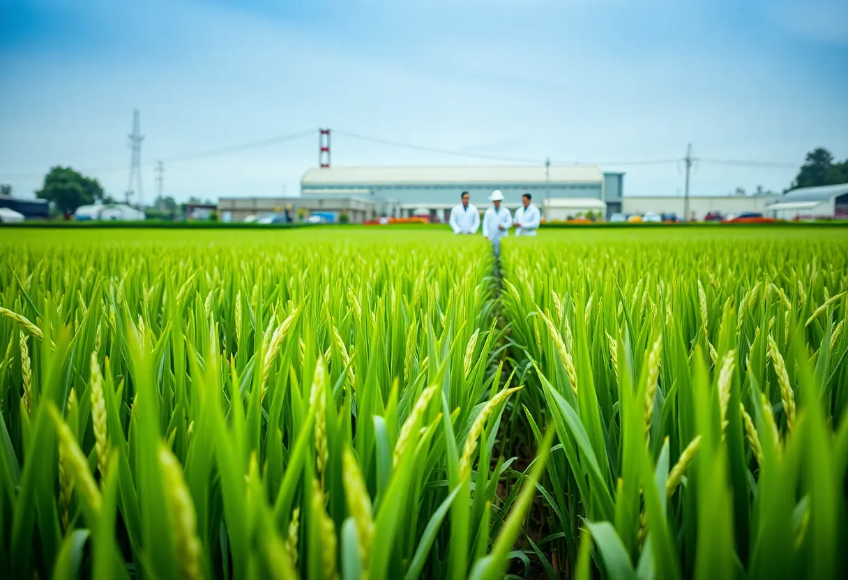 Scientists collaborating on rice research at LSU AgCenter