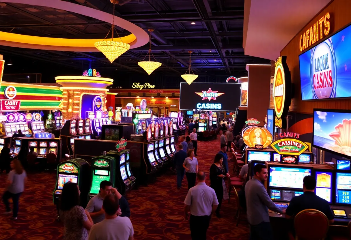 Casinos in Shreveport-Bossier showcasing lively atmosphere
