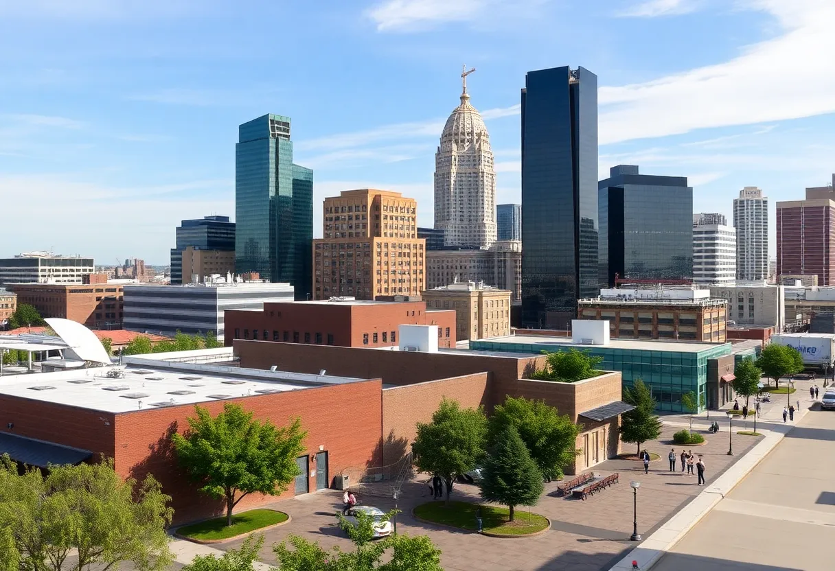 A vibrant view of Shreveport highlighting local businesses.