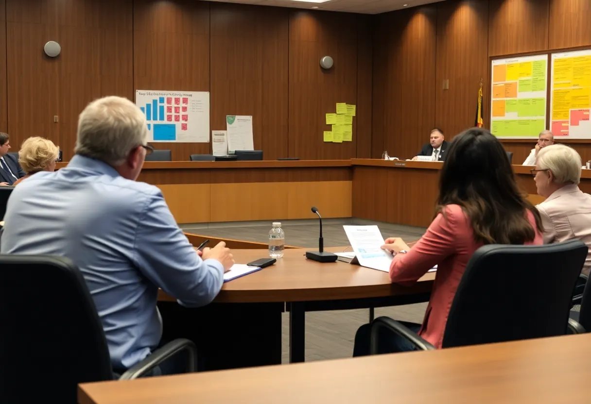 Shreveport City Council discussing ordinance repeals in a meeting