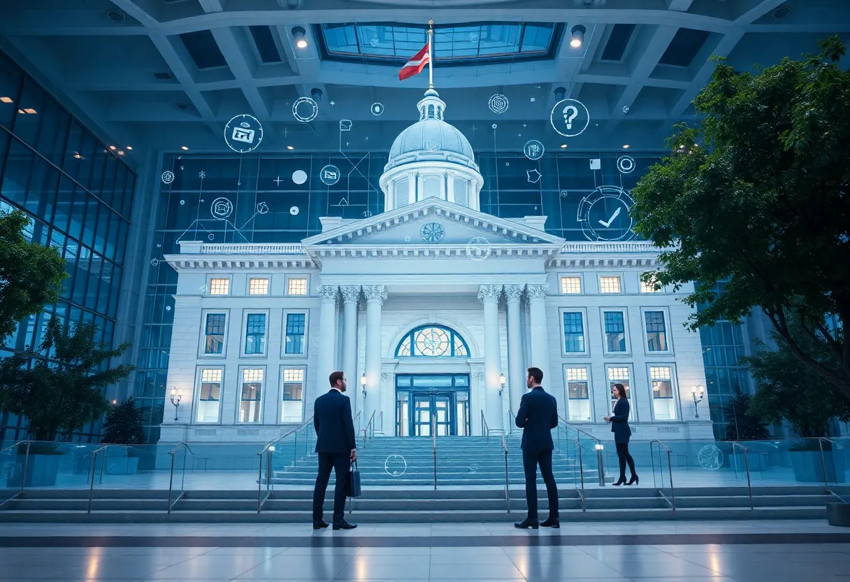 Digital platform symbolizing economic development in Shreveport