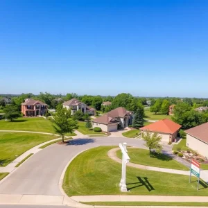 A view of multiple homes for sale in Bossier City, showcasing a diverse range of architectural styles.