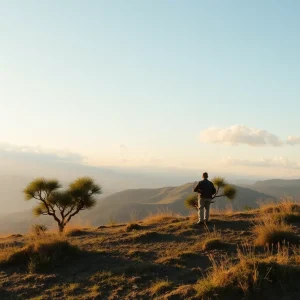 A serene landscape symbolizing community and creativity