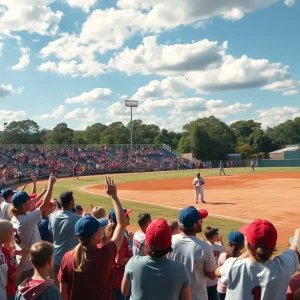 Celebration of LSU baseball team winning NCAA Championship
