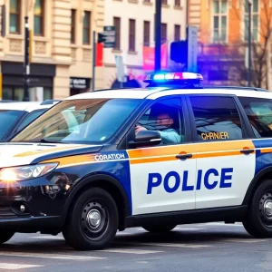 Police officers responding to an incident in Shreveport