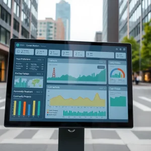 Screenshot of Shreveport's Capital Projects Dashboard showcasing infrastructure projects