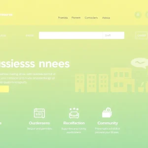 Website interface for Shreveport Economic Development One-Stop-Shop
