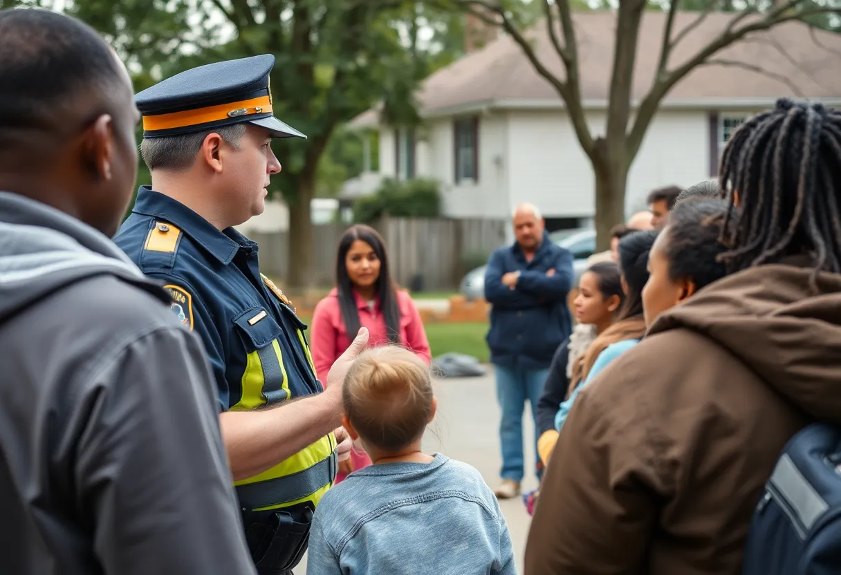 Shreveport police officer addressing community on child safety