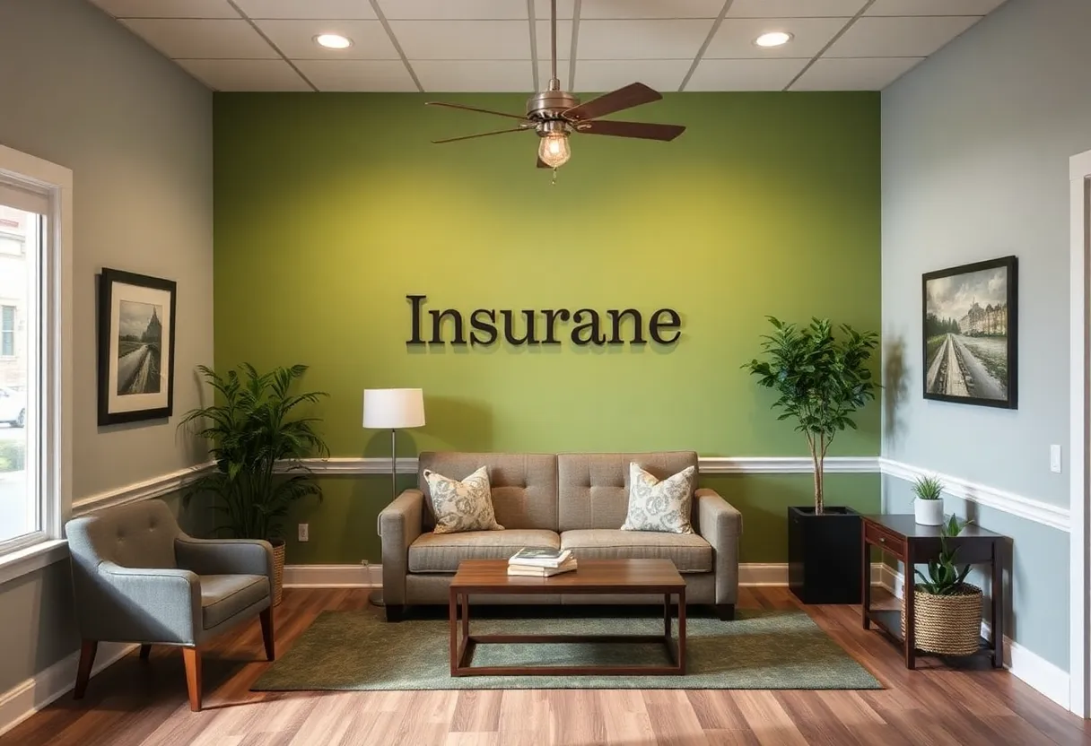 Ribbon-cutting ceremony for Jason Graham's new State Farm agency in LaGrange, Georgia.