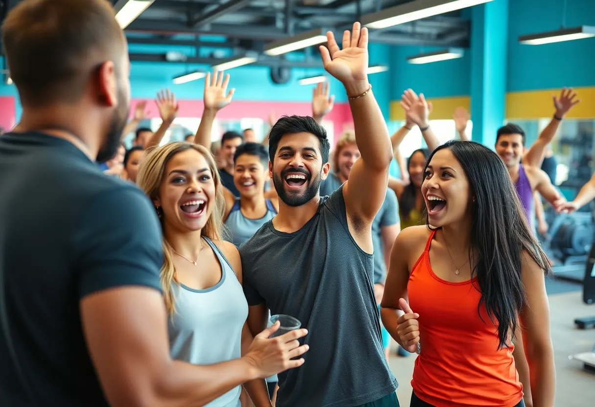 50 Cent surprising gym members at Fit Nation in Shreveport