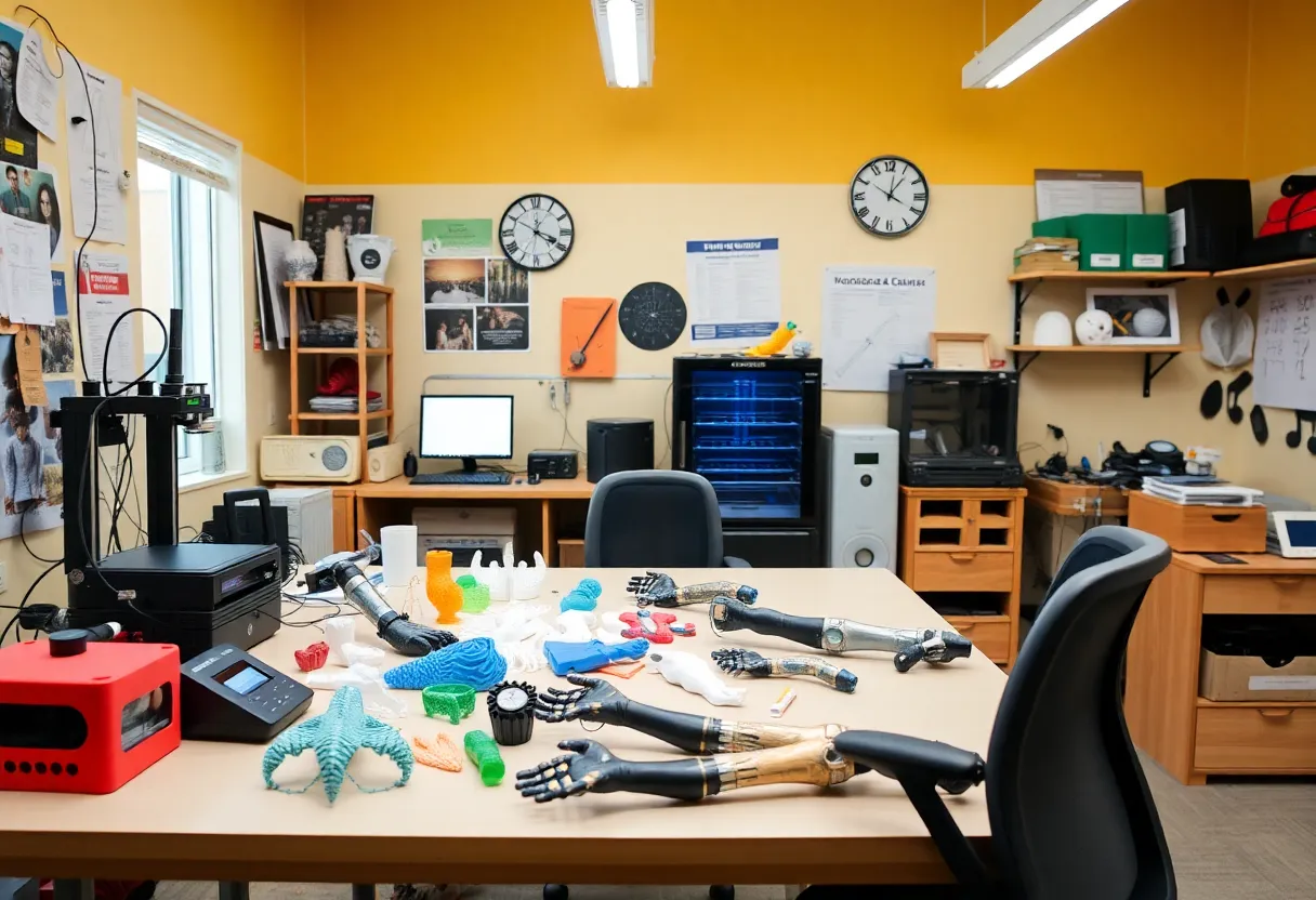 3D printing technology for custom prosthetics