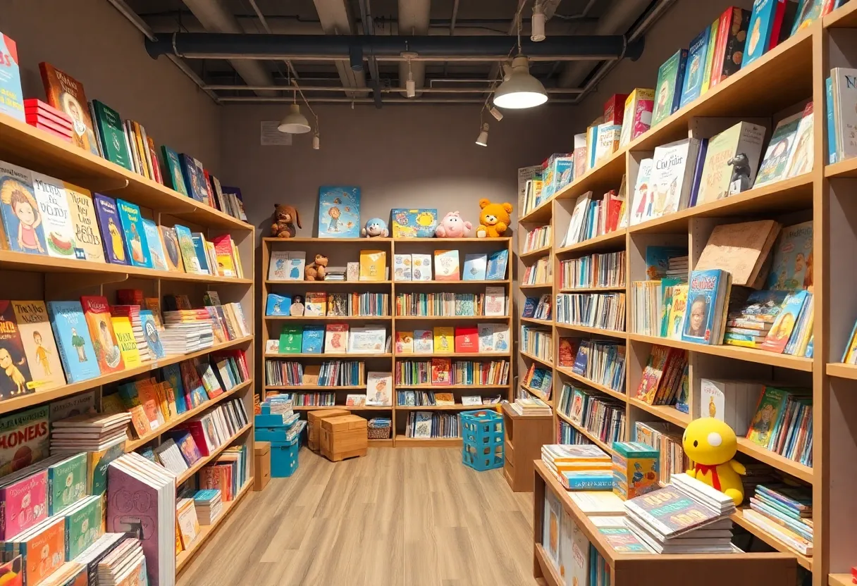 Interior of the new Books-A-Million store in Bossier City
