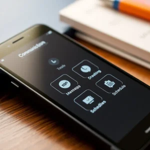 Screenshot of the Caddo Parish School communication app