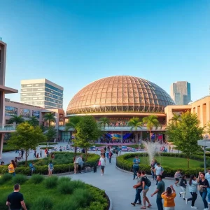 Conceptual image of the G-Unit Studios G-Dome in Shreveport.
