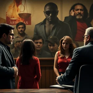 Gravano family in courtroom setting