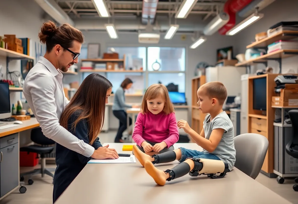 Innovative prosthetics being created for children