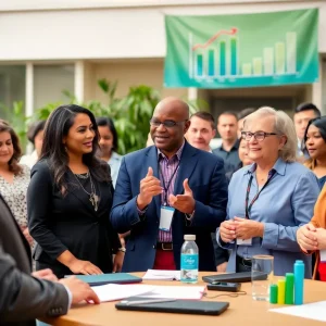 Local leaders at an economic development meeting in Louisiana.