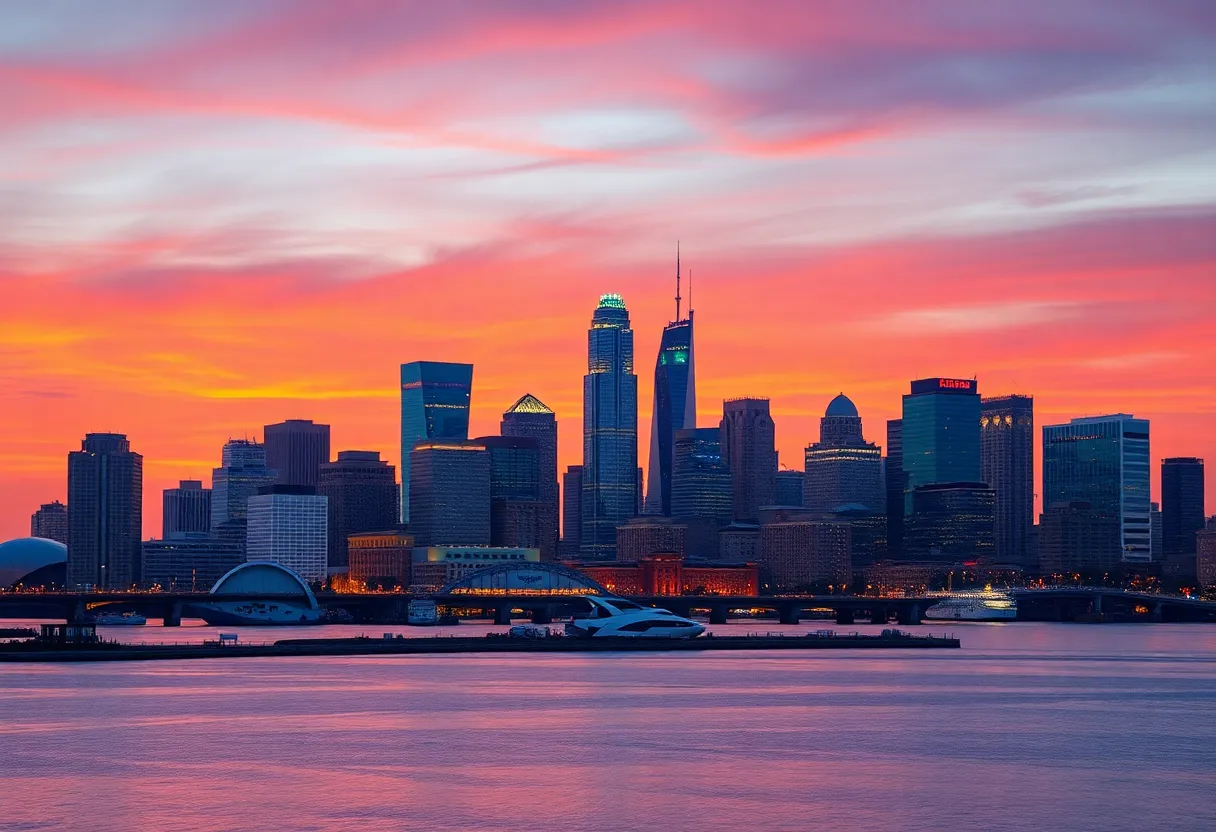 Skyline of Louisiana representing business growth and innovation.