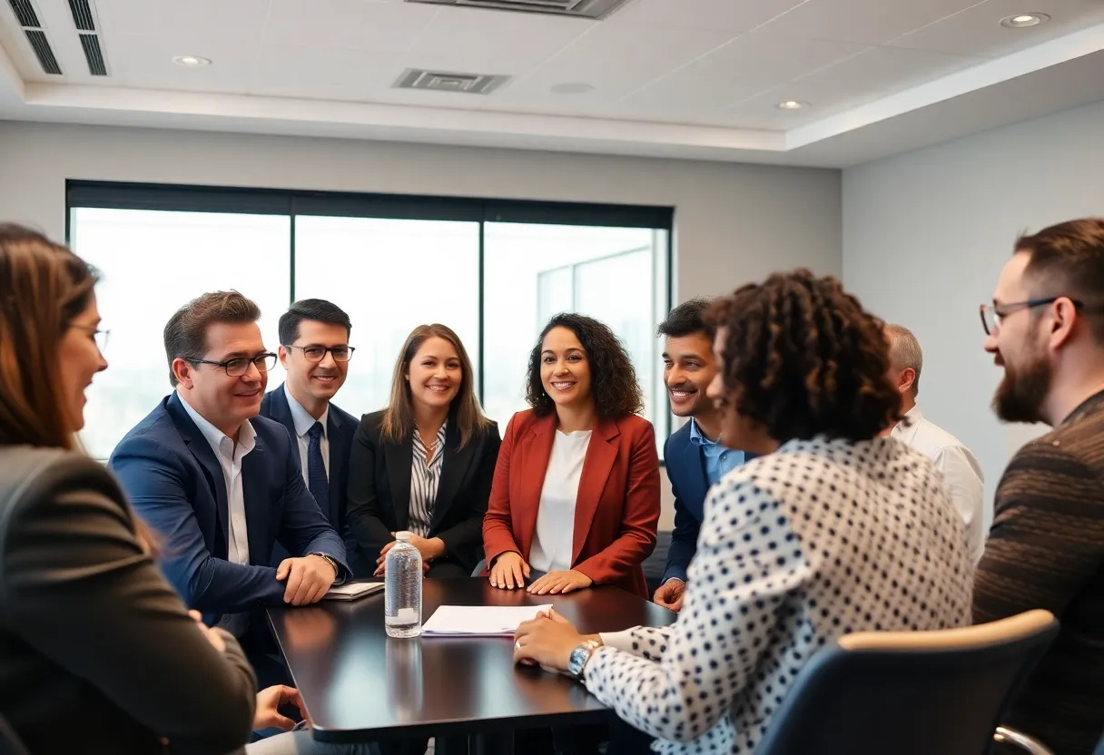 LSU Presidential search committee discussing candidates