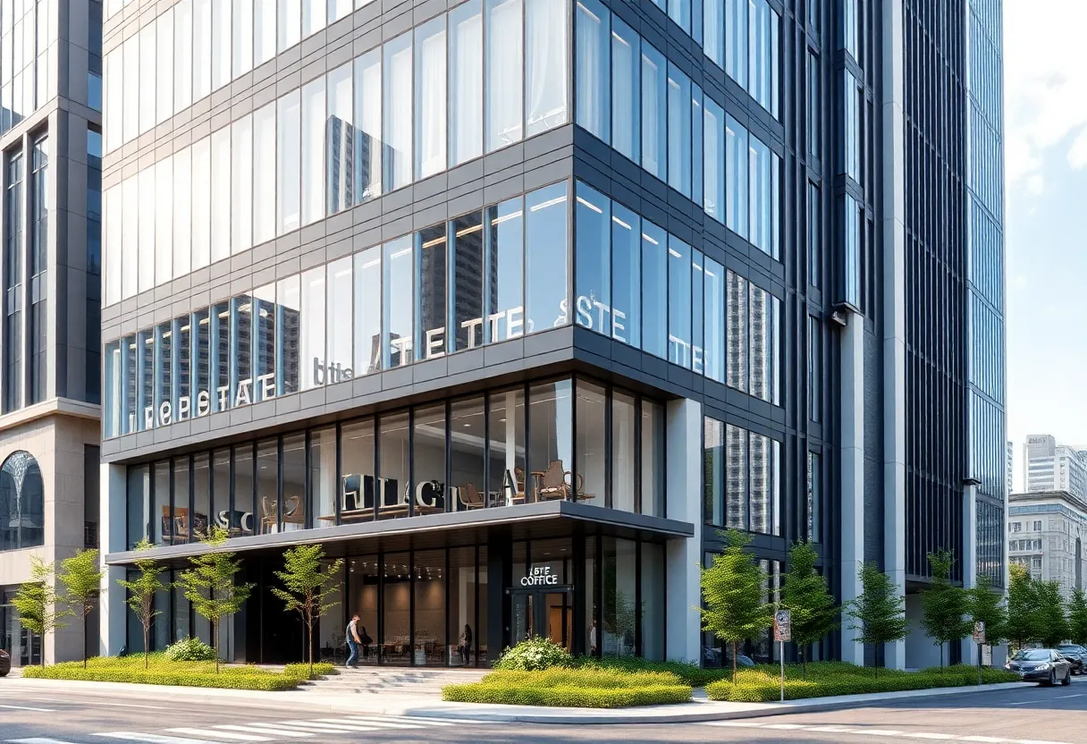 Artist's rendering of the new Northwest Louisiana State Office Building in Shreveport