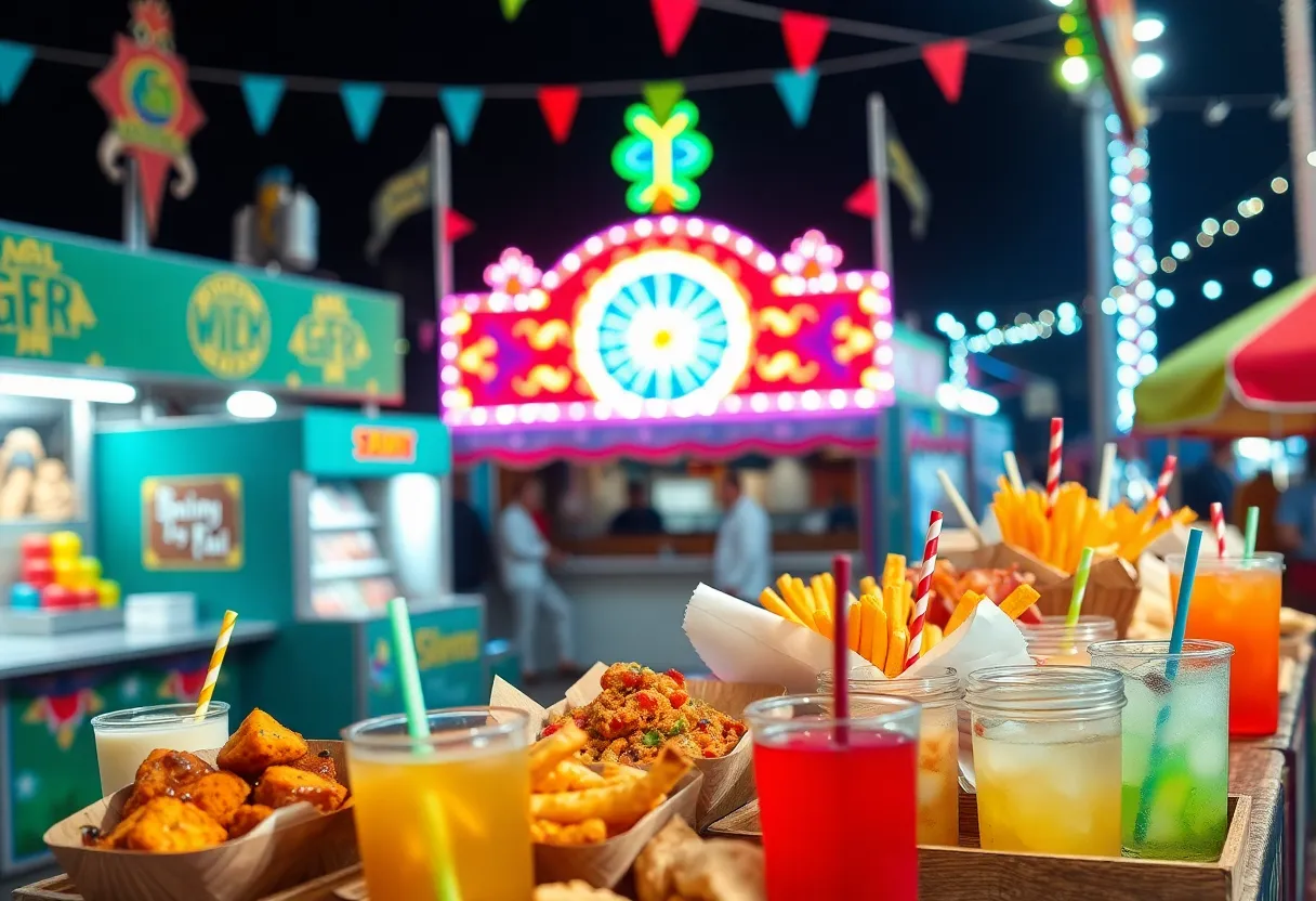 Delicious food offerings from New York State Fair