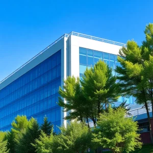 Rendering of the new microchip facility in Ruston, Louisiana