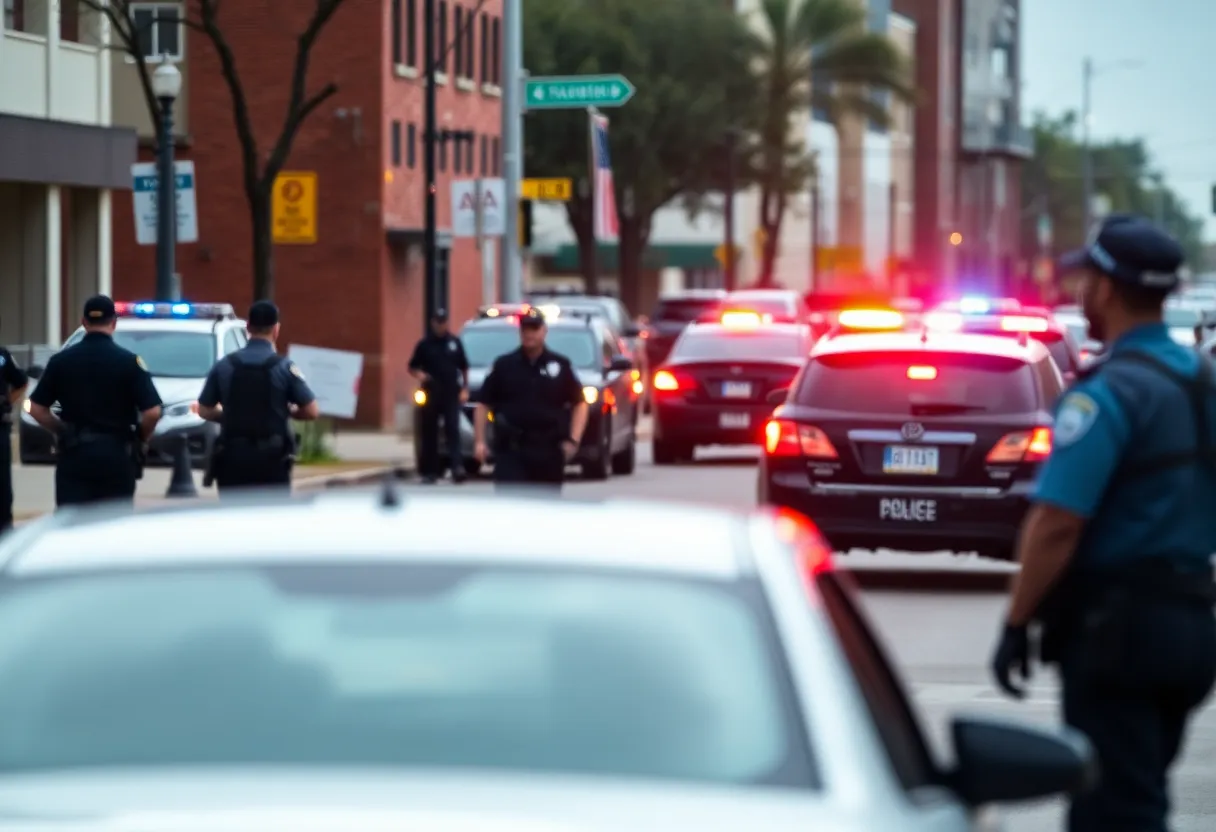 Police in Shreveport responding to a shooting incident